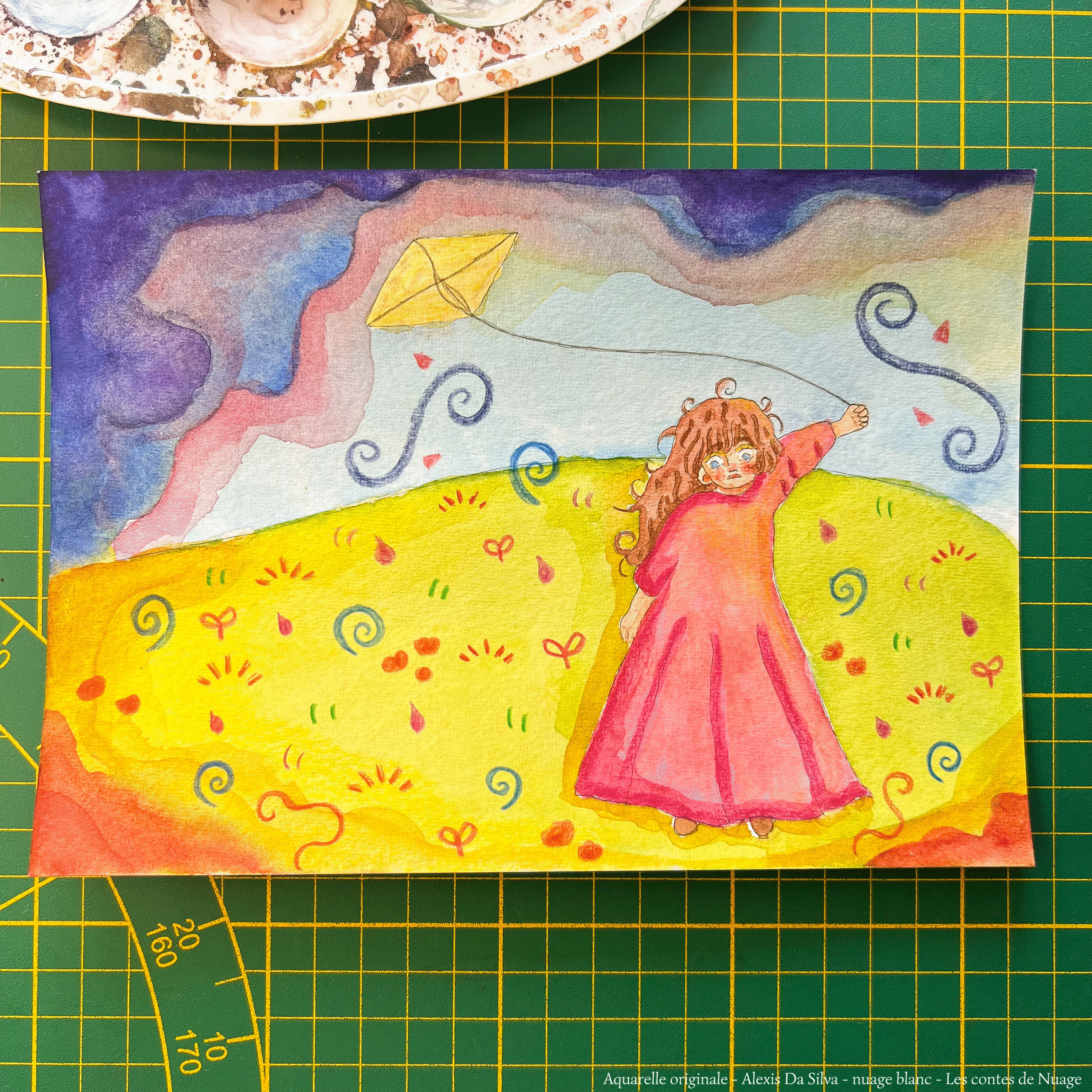 aquarelle printemps alexis da silva les contes de nuage edition illustration