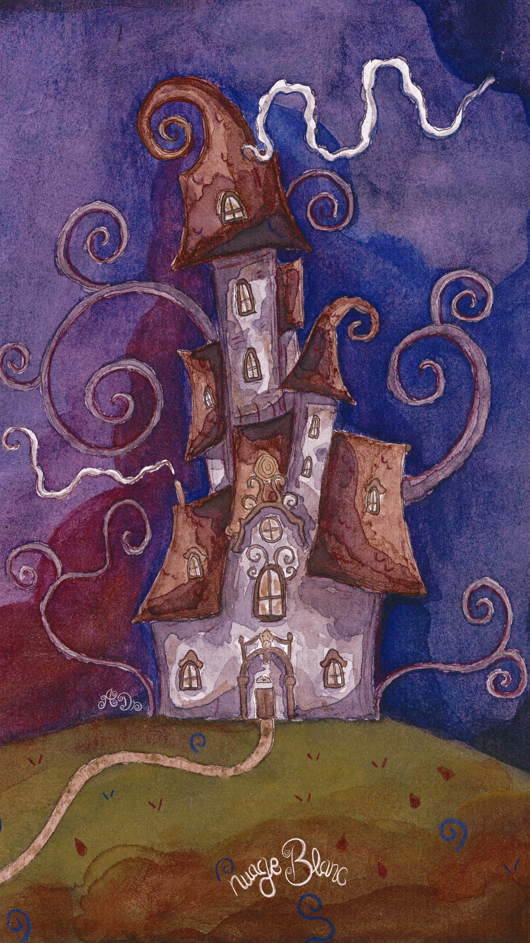 manoir amaryllis et les cauchemars de minuit les contes de nuage alexis da silva auteur aquarelle livre
