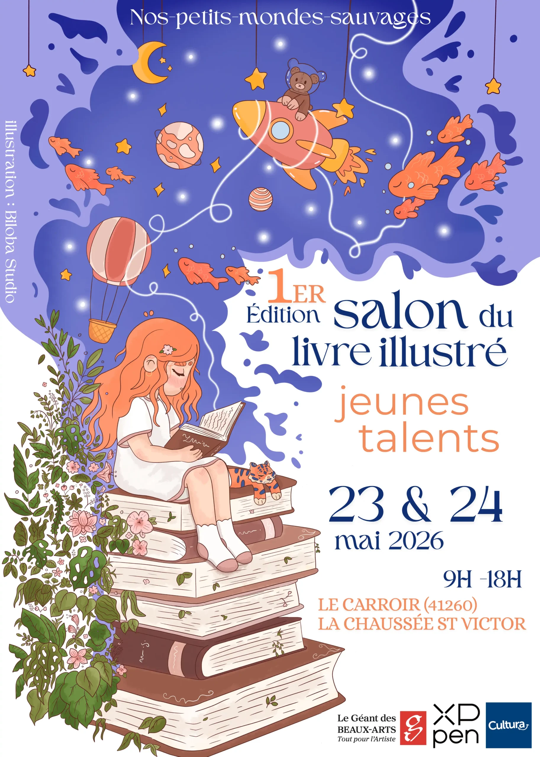 salon livre illustre jeunes talents blois chambord les contes de nuage alexis da silva nuage blanc